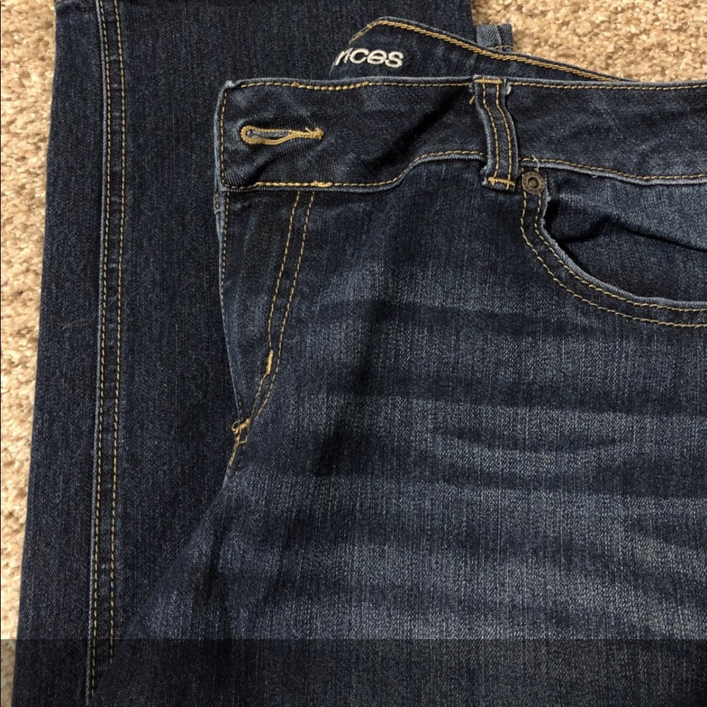 Maurices straight leg skinny jeans